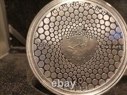 World Coins Palau Republic Tree Of Life Silver Dot Art 2020 $20 Mintage 333