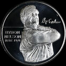 World Golf HOF 1 Ounce. 999 Fine Silver Coin Collection 7 pcs Player, Stewart