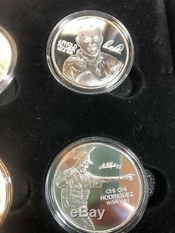 World Golf Hall Of Fame 12 Piece. 999 Fine Silver Compete Set Coins All In Proof