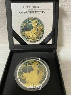 World Limited 2021 Britannia Bitcoin Green 1 oz Silver Coin Limited Qty 50