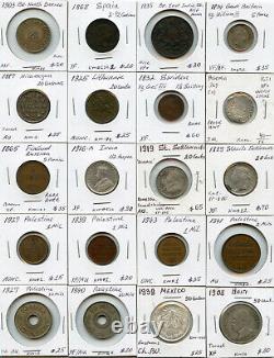 World MIX Coins 1600's-1900's Issue 20 World Coins Collection Rare & Nice Lot