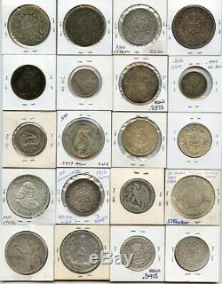 World MIX Coins 1700's-1900's Issue 20 World Silver Coins Collection Scarce Lot