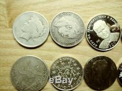 World Silver Crown Size Coin lot