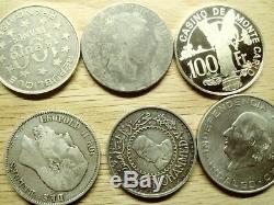 World Silver Crown Size Coin lot