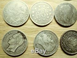 World Silver Crown Size Coin lot