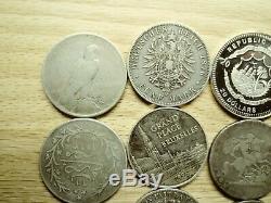 World Silver Crown Size Coin lot