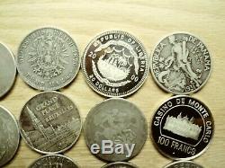 World Silver Crown Size Coin lot