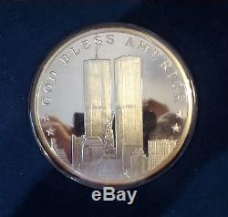 World Trade Center 9/11 # 52 Silver Commemorative Complete 5 Coin Set 2001 NO/RS