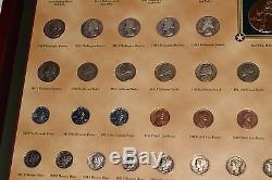 World War II Coin Medal Collection 68 US Coins of WW2 with Cherry Case Silver
