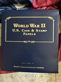 World War II Coin & Stamp Panels Complete