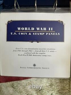 World War II Coin & Stamp Panels Complete