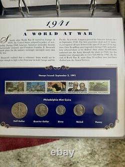 World War II Coin & Stamp Panels Complete