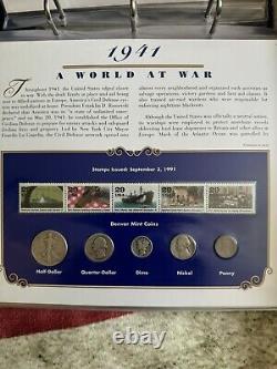 World War II Coin & Stamp Panels Complete