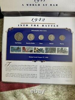 World War II Coin & Stamp Panels Complete