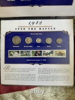 World War II Coin & Stamp Panels Complete