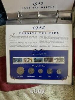 World War II Coin & Stamp Panels Complete