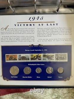 World War II Coin & Stamp Panels Complete