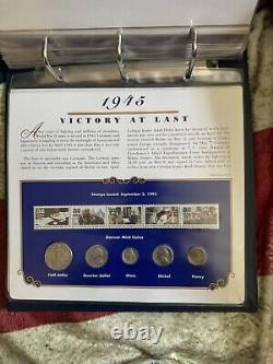 World War II Coin & Stamp Panels Complete