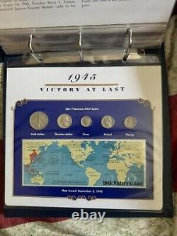 World War II Coin & Stamp Panels Complete