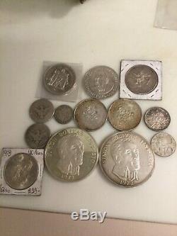 World coin silver lot 20 BALBOLAS INCLUDED