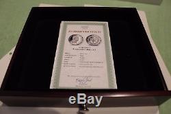World most expensive coins collection of 24 coins with box and COA. Silver/golded
