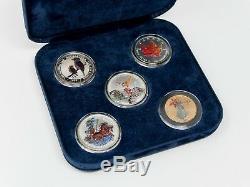 World of Color, Prestige Gold and Silver Century Coin Proof Set, 1999
