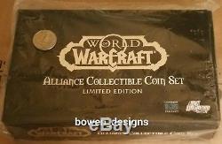 World of WarCraft Alliance Collect Coin Set Gold Silver Copper Plated DC Direct