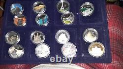World of wonders monument silver 22 coins(only 1 cu-ni, some lightly toned)+bonus
