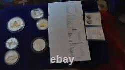 World of wonders monument silver 22 coins(only 1 cu-ni, some lightly toned)+bonus