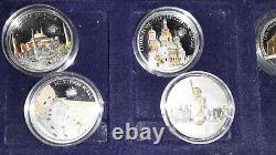 World of wonders monument silver 22 coins(only 1 cu-ni, some lightly toned)+bonus