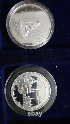 World of wonders monument silver 22 coins(only 1 cu-ni, some lightly toned)+bonus