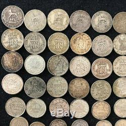 World silver coins lot 100 silver coins