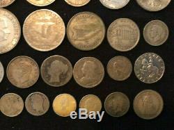 World silver coins lot 52 silver coins