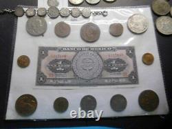 Worldwide Early & Old Coins Lot, Estate, Most Silver Coins