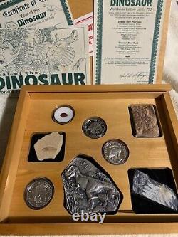 Worldwide Limited Edition 1993 YEAR OF THE DINOSAUR Proof COINS Set Box COA