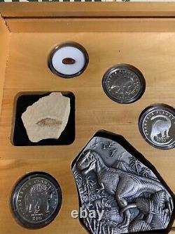 Worldwide Limited Edition 1993 YEAR OF THE DINOSAUR Proof COINS Set Box COA
