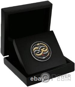 YEAR OF SNAKE Ruthenium Black Proof Silver Coin 500 Francs Cameroon 2025